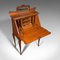 Small Antique French Oak Ladies Writing Desk, 1900s 8