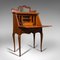Small Antique French Oak Ladies Writing Desk, 1900s 3