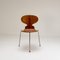 Sedia Ant in palissandro di Arne Jacobsen per Fritz Hansen, Danimarca, anni '50, Immagine 1