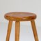 Round Tripod Milking Stool, Denmark, 1960s, Image 5