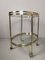 Brass and Glass Bar Trolley, 1950s 7