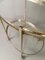 Brass and Glass Bar Trolley, 1950s 13