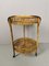 Bamboo Rattan Wicker Trolley, 1950s, Image 13