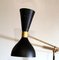 Model Diabolo Brass Table Lamp with Carrara Marble Base in the Style of Stilnovo 8