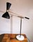 Lampe de Bureau Modèle Diabolo en Laiton avec Socle en Marbre de Carrare dans le Style de Stilnovo 1
