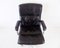 Black Leather Office Chair, 1970s, Image 7