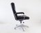 Black Leather Office Chair, 1970s 15