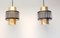 Vintage Pendant or Hanging Lamps with Glass Tubes from Schmahl & Schulz GmbH und Co. KG Metallwarenfabrik, 1960s, Set of 2, Image 8