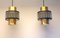 Vintage Pendant or Hanging Lamps with Glass Tubes from Schmahl & Schulz GmbH und Co. KG Metallwarenfabrik, 1960s, Set of 2 6