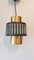 Vintage Pendant or Hanging Lamps with Glass Tubes from Schmahl & Schulz GmbH und Co. KG Metallwarenfabrik, 1960s, Set of 2 2