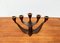 Vintage German Brutalist Metal Candleholder from Dalbeck 5