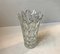 Mid-Century French Cast Crystal Vase, 1970s 2