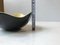Vintage Black and Yellow Ceramic Congo Bowl by Kronjyden Randers, 1950s, Image 4
