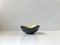 Vintage Black and Yellow Ceramic Congo Bowl by Kronjyden Randers, 1950s 6