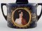 Antikes Kaffeeservice aus handbemaltem Porzellan mit Motiven junger Frauen, 4er Set 4