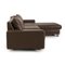 Braunes E200 Ecksofa aus Leder von Stressless 8