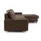 E 200 Brown Leather Corner Sofa from Stressless 8