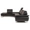 Loop Black Leather Corner Sofa by Willi Schillig 13