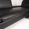 Loop Black Leather Corner Sofa by Willi Schillig 4