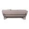 Living Platform Gray Fabric Sofa by Walter Knoll 12