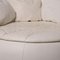 Round White Leather Sofa from Nieri Espace, Image 3