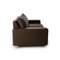 E 200 Brown Leather Sofa from Stressless 7