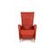 JR 3490 Red Leather Armchair by Jori 8