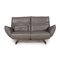 Exo 2 Gray Leather Sofa from Koinor 1