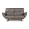 Exo 2 Sofa aus grauem Leder von Koinor 1