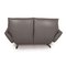 Exo 2 Sofa aus grauem Leder von Koinor 8