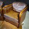 Vintage Brown Leather Lounge Chair, Image 4