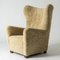 Sheepskin Lounge Chair from Fritz Hansen, 1930s 2