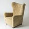 Sessel mit Schaffell von Fritz Hansen, 1930er 5