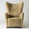 Sheepskin Lounge Chair from Fritz Hansen, 1930s 1