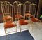 Italian Hollywood Regency Chiavari Chairs, 1960s, Set of 6 2