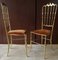 Italian Hollywood Regency Chiavari Chairs, 1960s, Set of 6 12