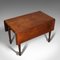 Antique English Regency Extendable Pembroke Table in Mahogany, 1820s, Image 6