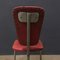 Vintage Red Leatherette Tripod Side Chair, 1960s 11