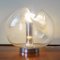 Grande Lampe de Bureau Futura 57192 en Verre Transparent avec Design Wave par Koch & Lowy pour Peill & Putzler, 1960s 2