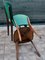 French Green Leather Chairs, Set of 2 12