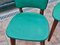 French Green Leather Chairs, Set of 2, Image 8