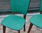 French Green Leather Chairs, Set of 2, Image 11