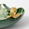 Cuenco italiano vintage de cerámica verde, años 50, Imagen 8