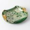 Vintage Italian Green Ceramic Bowl, 1950s, Image 1