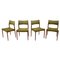 Chaises de Salon en Teck, Danemark, 1960s, Set de 4 1