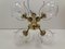 Brass Chandelier, Czechoslovakia, Image 15