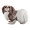 Porcelain Standing Pekingese Figure by Sveistrup Madsen for Bing & Grondahl, Image 1