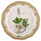 Großer runder Flora Danica Servierteller aus handbemaltem Porzellan von Royal Copenhagen 1