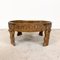 Antique Indian Carved Round Coffee Table 6