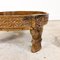 Antique Indian Carved Round Coffee Table, Image 3